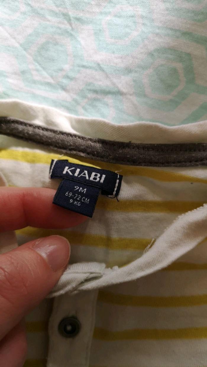 Lot de 2 tee-shirts marinières - photo numéro 3