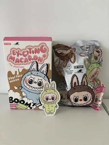 Labubu Macaron Green Grape Pop Mart