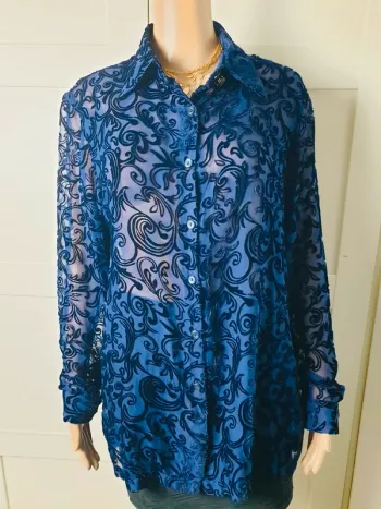Blouse transparente Vintage