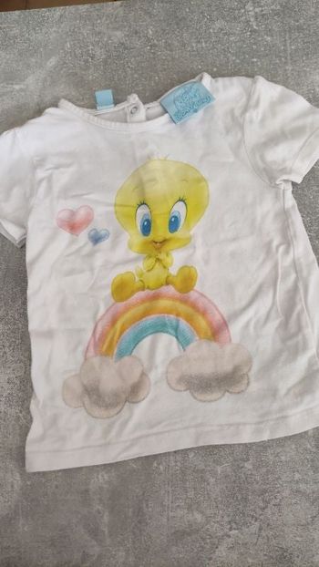 Tee-shirt manches courtes fille 24 mois 2 ans