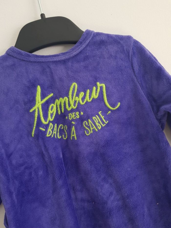 Pyjama en velours taille 3 mois - photo numéro 2