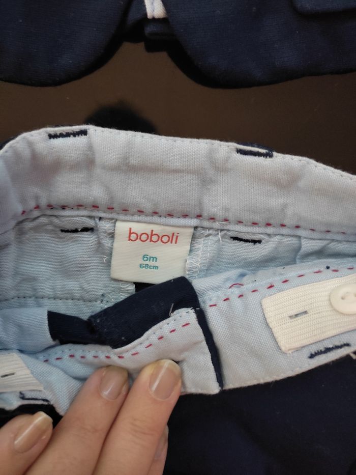 Costume bébé bleu marine boboli - photo numéro 6