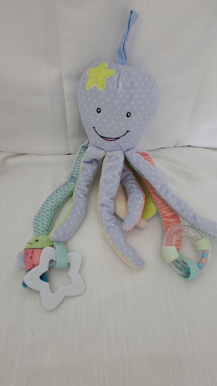 Peluche doudou pieuvre - photo numéro 2