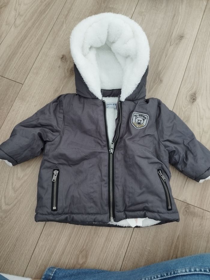 Manteau garçon sucre d'orge