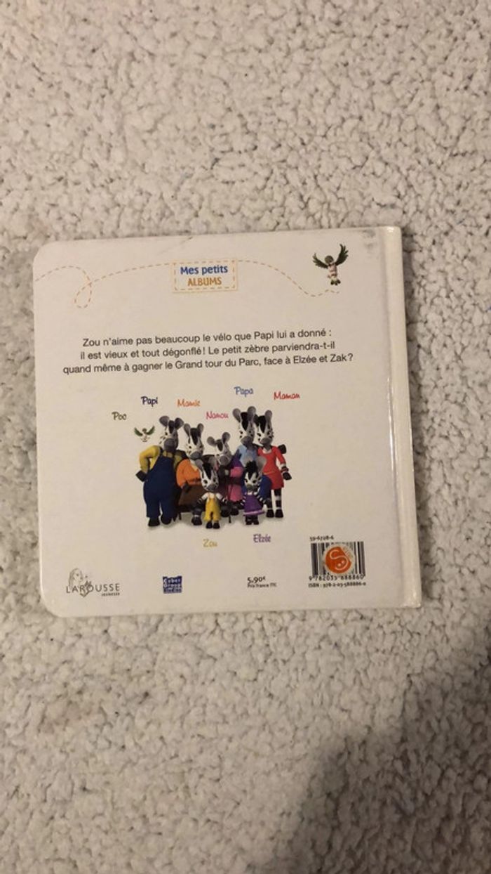 Livre le vélo de zou - photo numéro 2