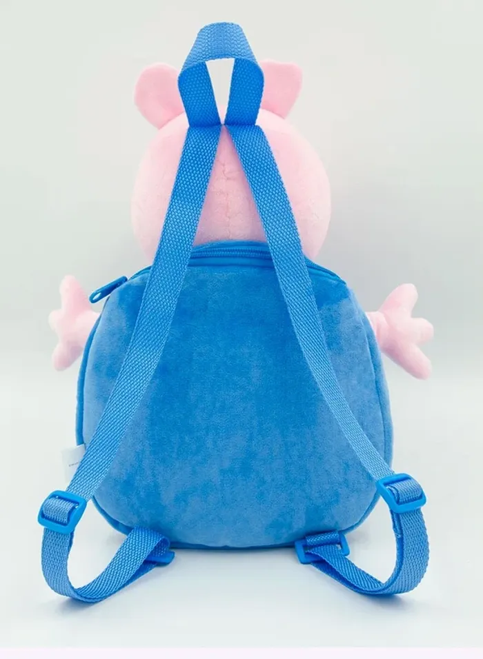 Sac à dos en peluche neuf, représentant George de Peppa Pig - photo numéro 2