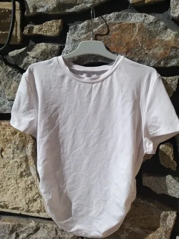 Tee-shirt blanc femme