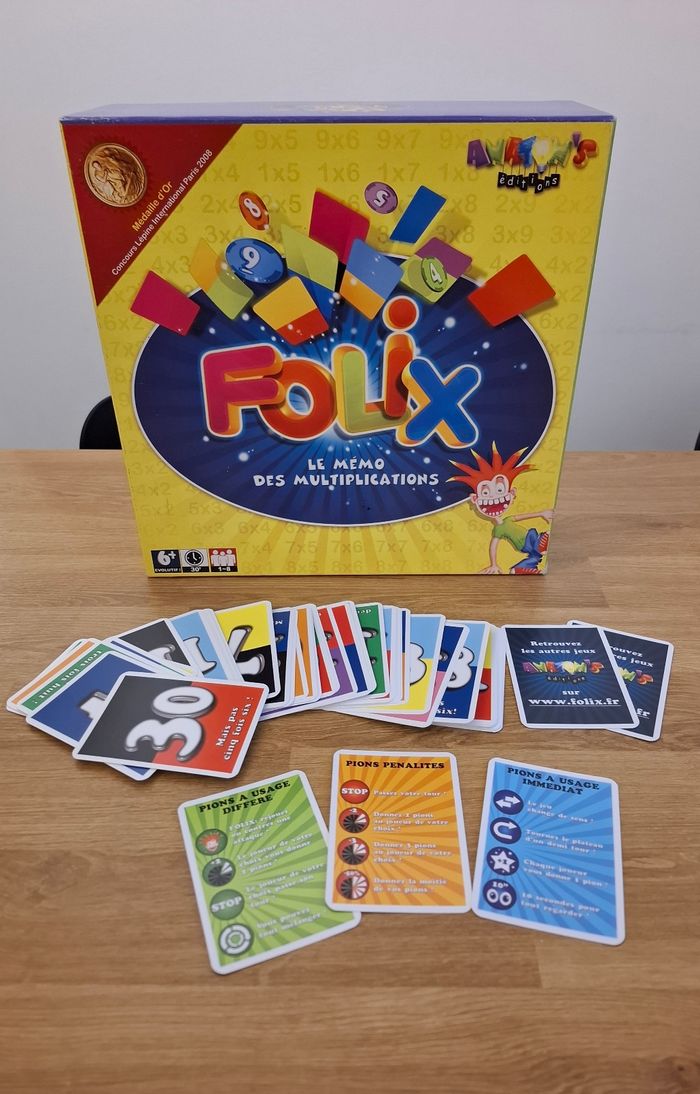 Jeu Folix le mémo des multiplications - photo numéro 4