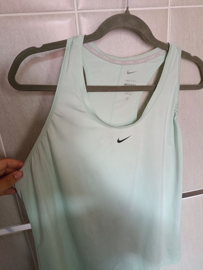 Débardeur Nike vert d'eau - photo numéro 2