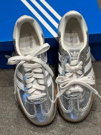 adidas originals SAMBA OG Argenté 38