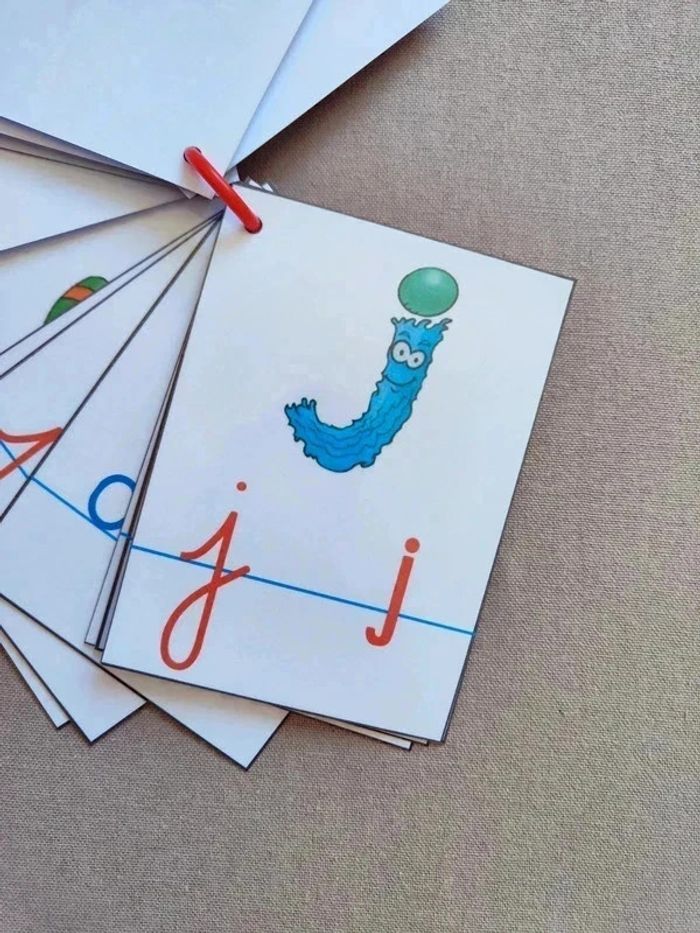 Grandes cartes de l'abécédaire des alphas Montessori - photo numéro 4