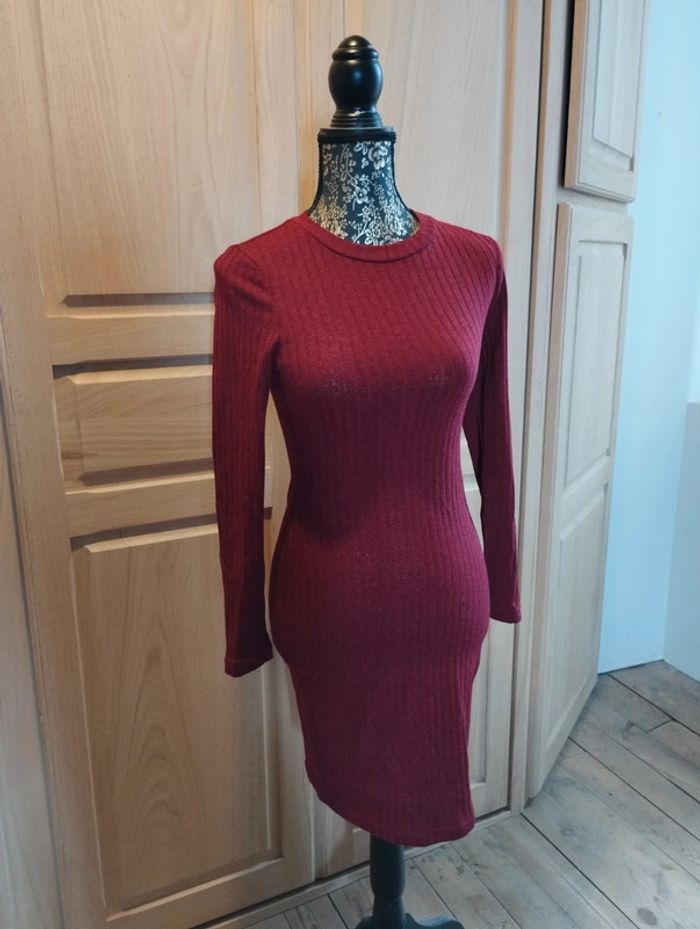Robe pull extensible maille