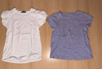 Lot de 2 t shirts fille taille 11-12 ans 