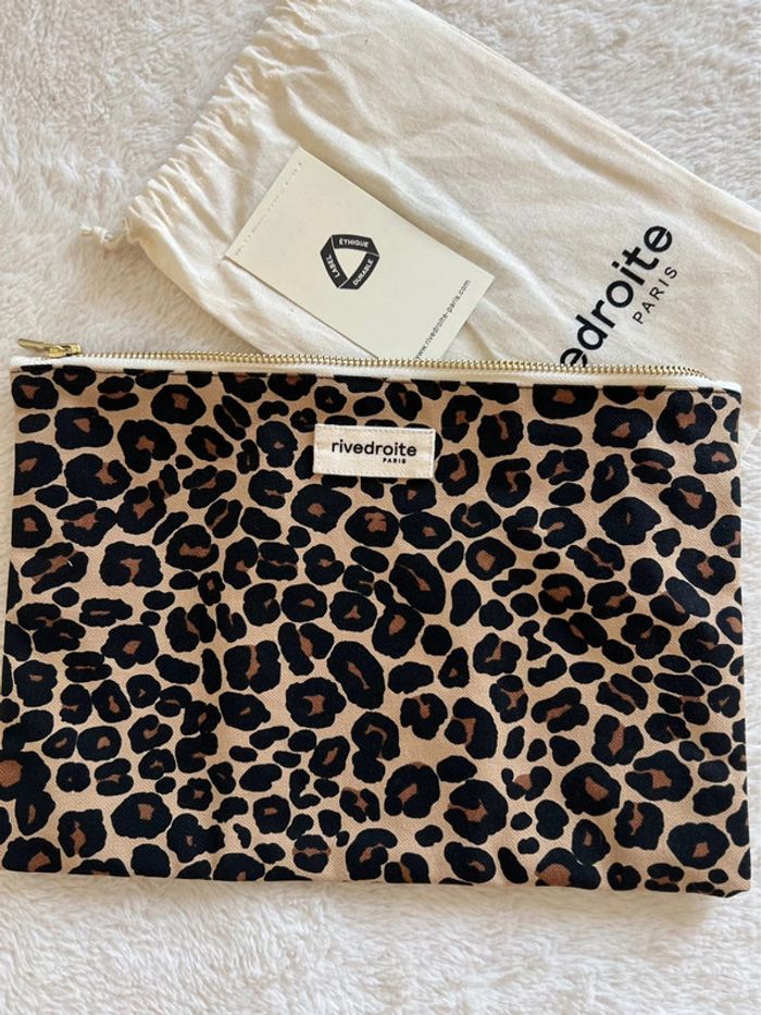 Pochette rive droite léopard - photo numéro 2