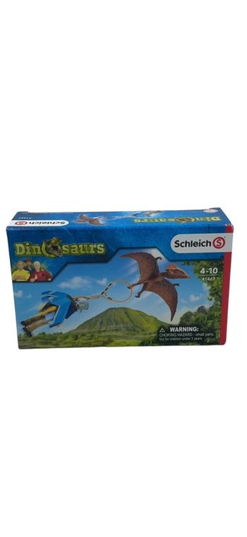 Coffret figurines Schleich Jetpack poursuite dinosaures N•41467 neuf