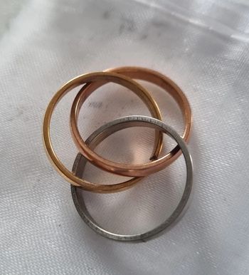 Anneau trio fantaisie réglable