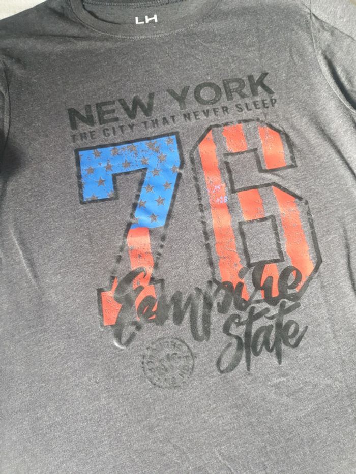 Tee-shirt garçon Taille 16 ans gris marque la Halle - photo numéro 2