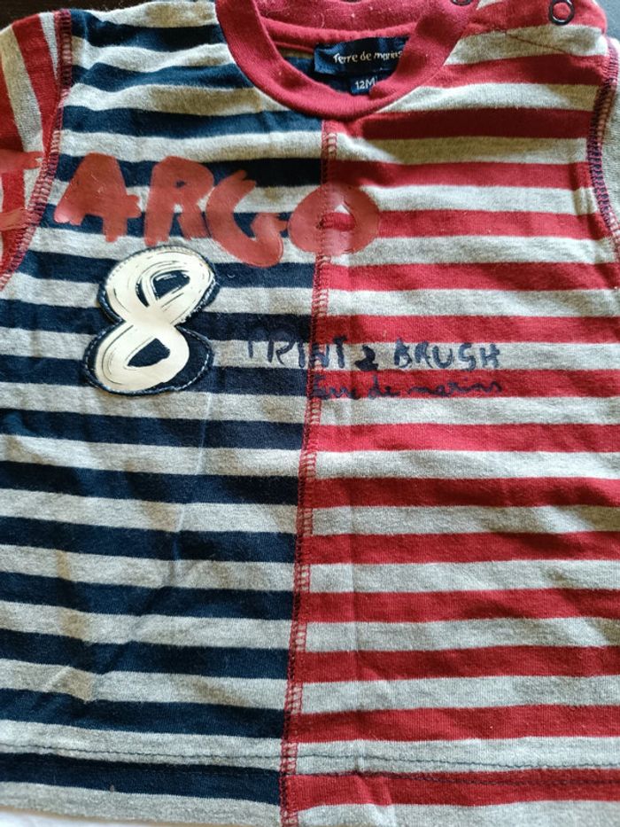 Haut TERRE DE MARINS - Taille 12 MOIS - photo numéro 2