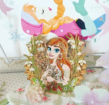 Pin's Disney anna la reine des neiges frozen fantasy