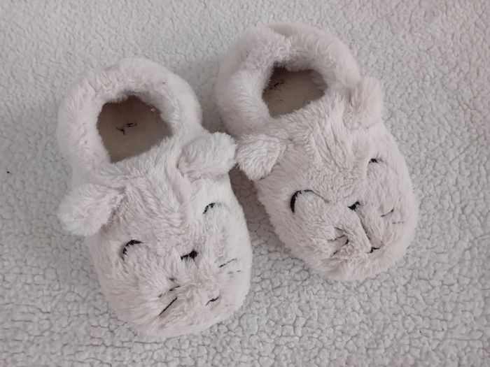 Pantoufles chaussons chat Kiabi 30