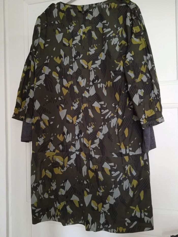 Robe kaki avec doublure - photo numéro 6