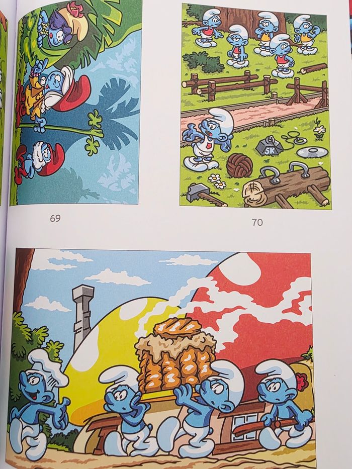 Coloriage mystère Schtroumpfs 2 - photo numéro 4