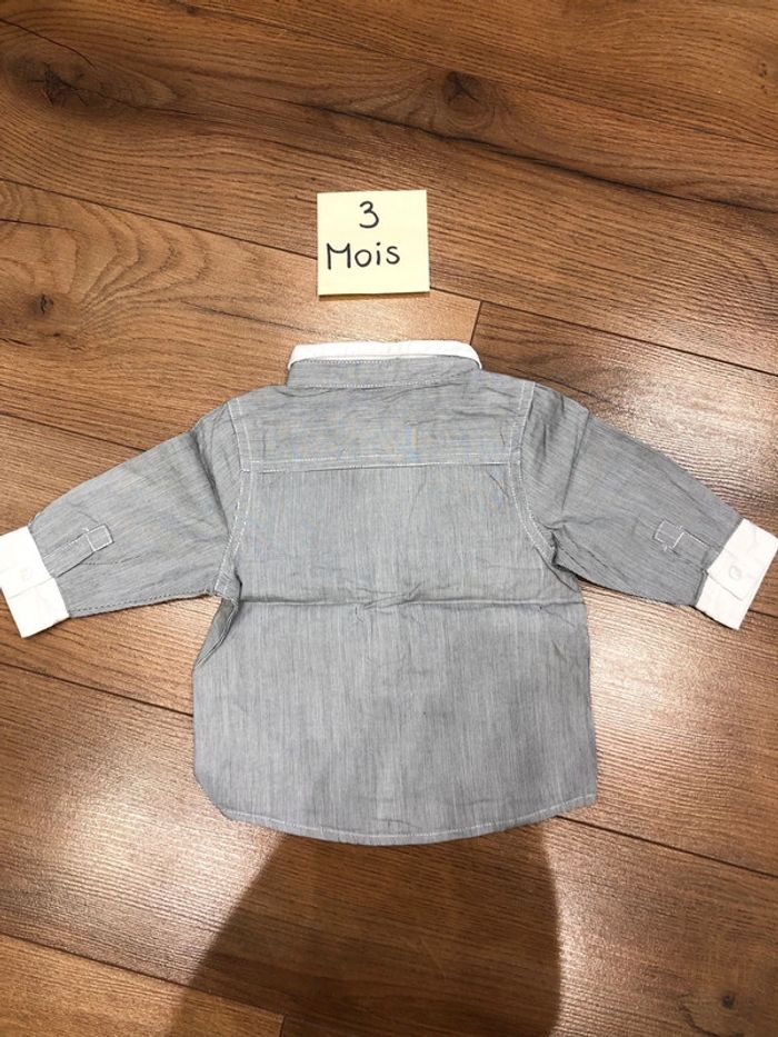 Lot de 2 chemises garçon kiabi kitchoun 🌺 taille 3 mois - photo numéro 3