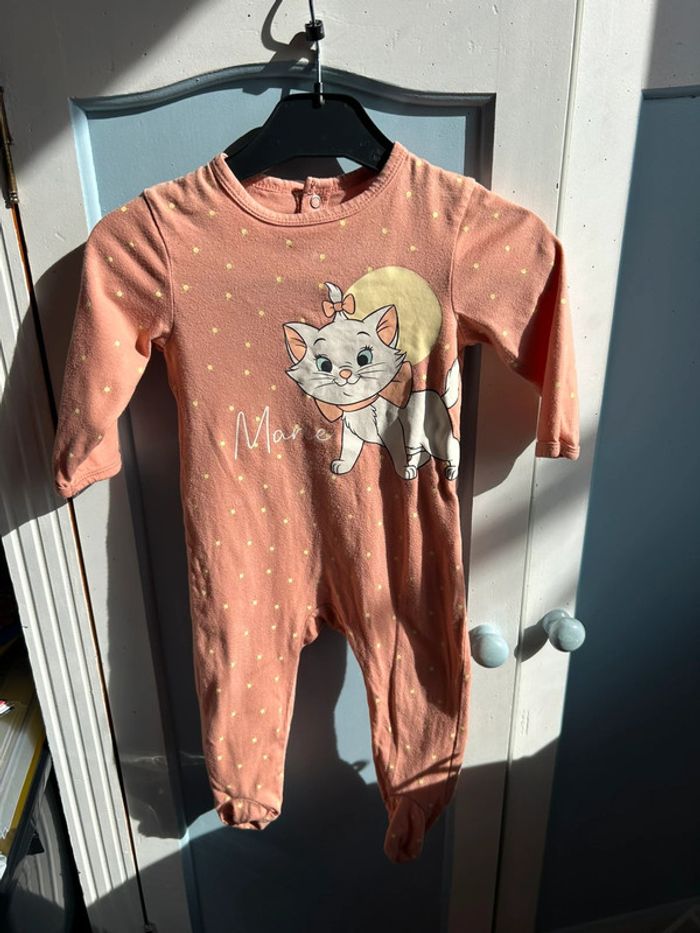 Pyjama fin 12 mois , corail, Marie