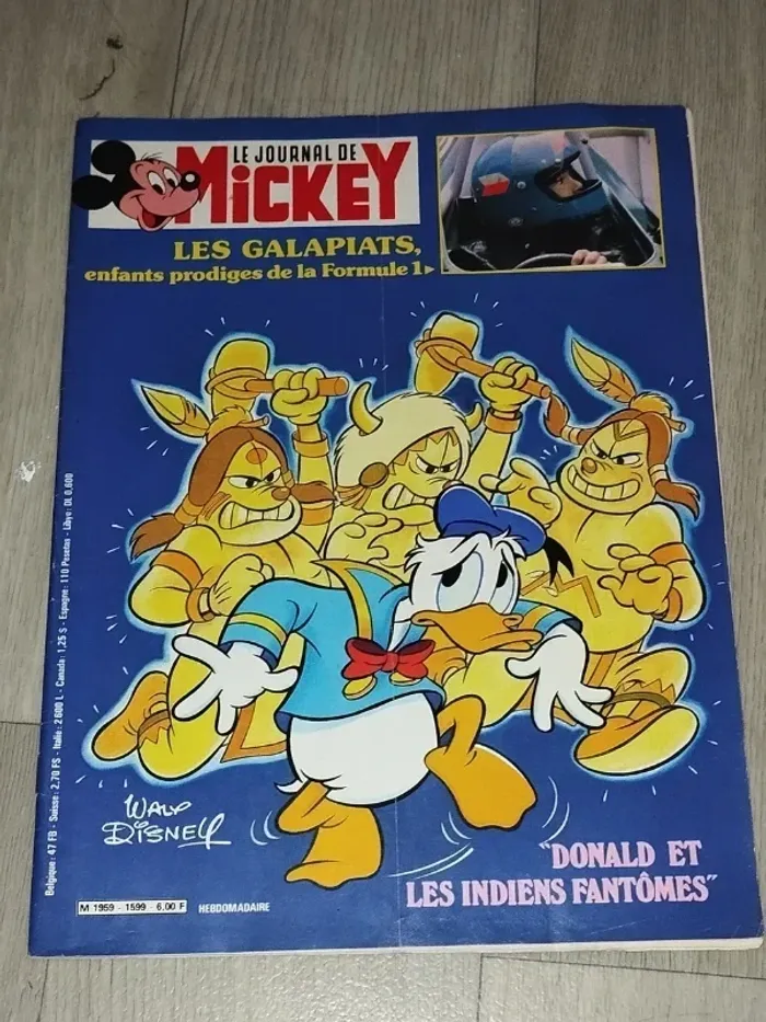 Lot Vintage 7 magazines Journal de Mickey année 1983 L057 - photo numéro 9