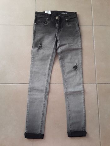 Jeans dégradé noir/gris femme en 25 UP JEANS TBE