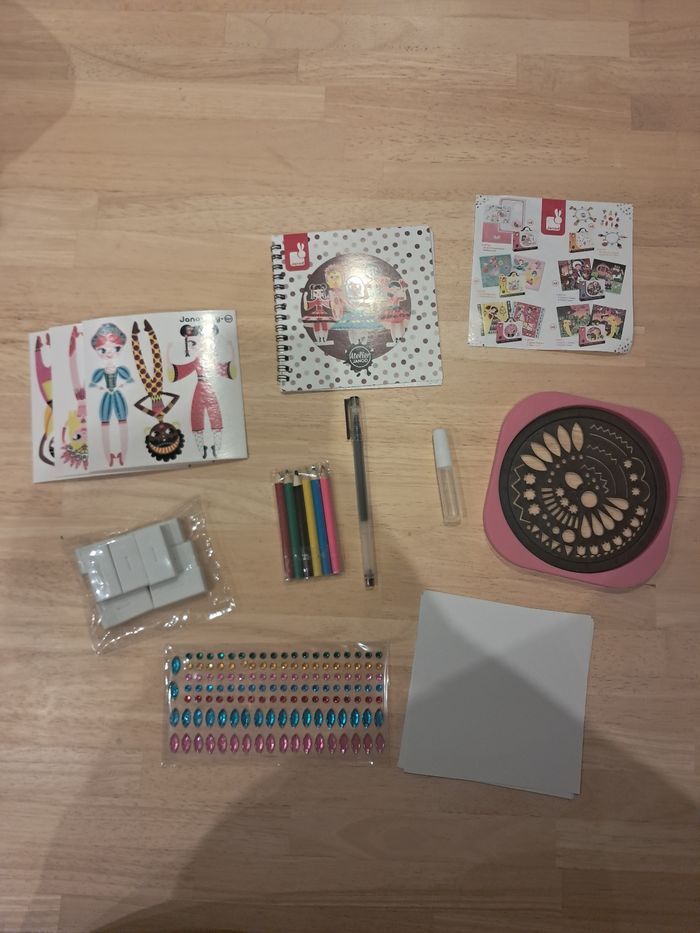 Jeu de 9 créations de poupées mandala 6-12 ans - photo numéro 10
