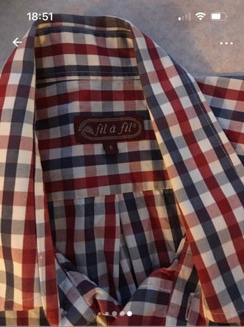 Chemise à carreaux