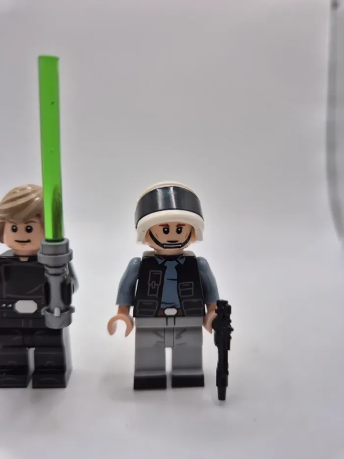 Figurines type lego Jedi Luke Skywalker Princesse Leia et 2 soldats Rebel star wars - photo numéro 5