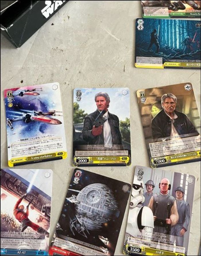 carte star wars Weiss schwarz - photo numéro 9
