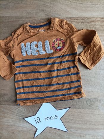 Haut ml 12 mois lion