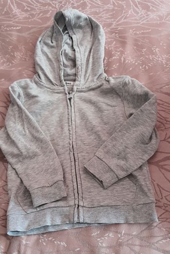 Sweat zippée gemo 4 ans