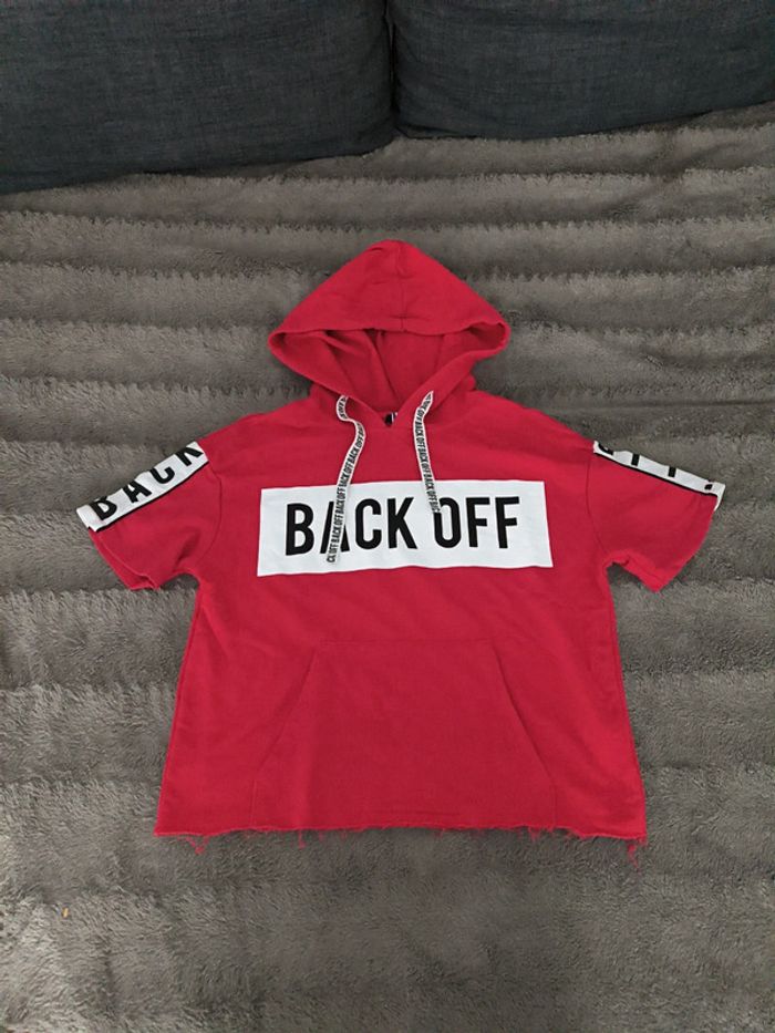 Sweat fin manche courte