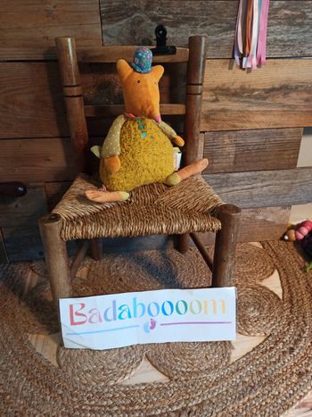 Peluche musical renard Dédé les tartempois moulin roty tbe