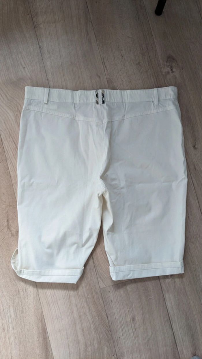 Pantacourt blanc/crème Burberry 40 - photo numéro 6