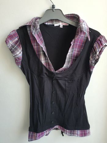 T-shirt avec chemisier intégré fille 16 ans ou S