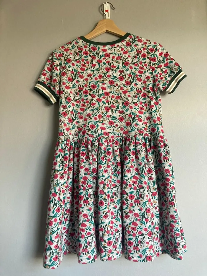 Robe hiver fleurs Petit Bateau 12 ans – Neuve - photo numéro 5