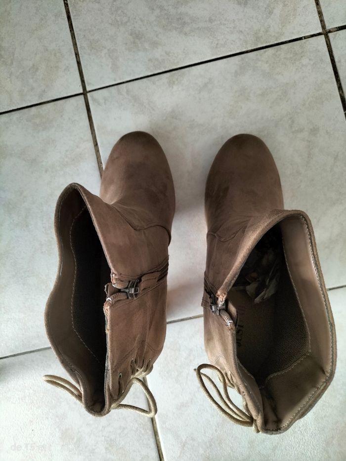 Bottine à talon marque justfab taille 40 - photo numéro 4