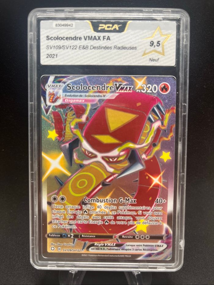 Carte Pokémon Scolocendre sv109 PCA 9,5