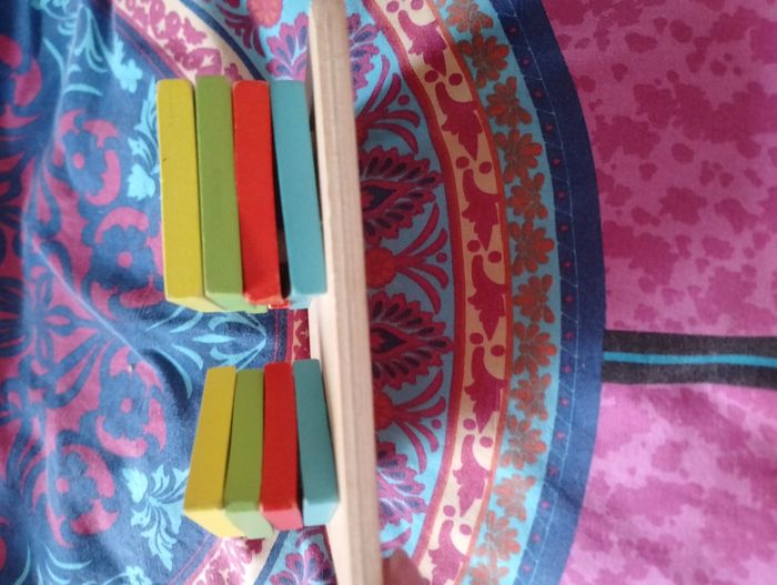 Formes à empiler et triée en bois - photo numéro 4