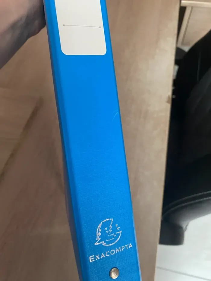 Classeur bleu exacompta - photo numéro 6
