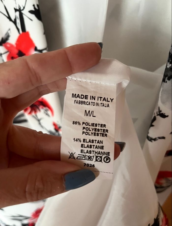 Blazer long blanc fleuris Adilynn T.M/L TBE 🌹 - photo numéro 4