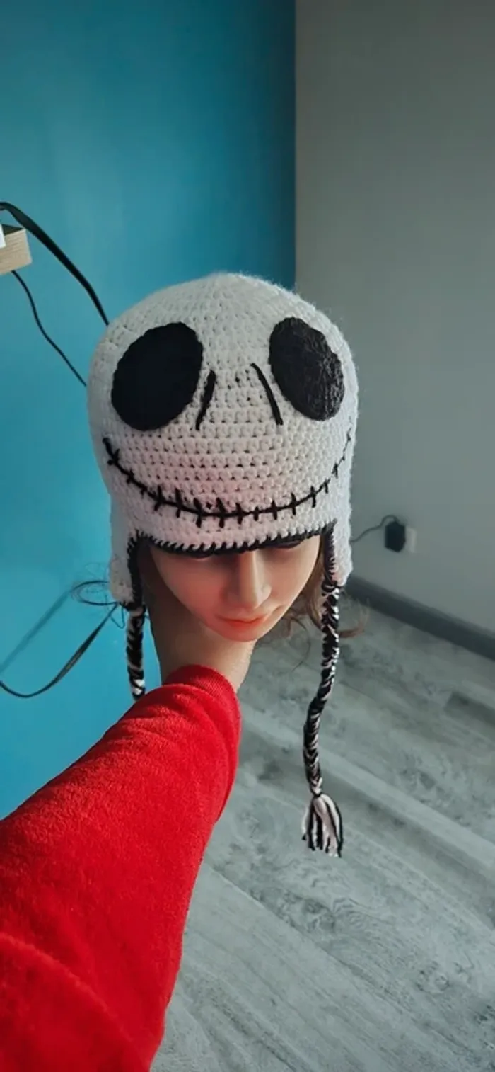 Bonnet jack skellington Taille unique Neuf - photo numéro 7