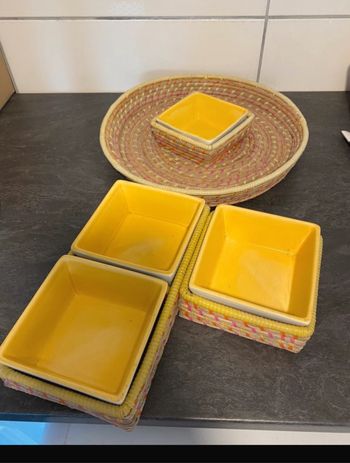 Lot 2 ensembles plateaux apéritifs