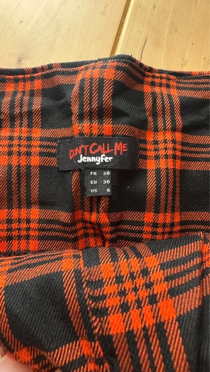 Pantalon à carreaux femme 38 neuf - photo numéro 3