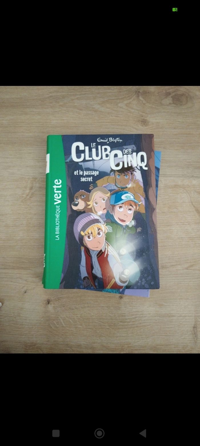 Lot 3 livres le club des cinq bibliothèque verte - photo numéro 3